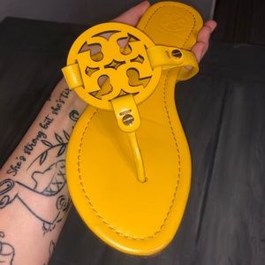 Tory Burch Yellow Miller Sandals